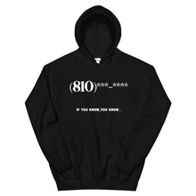 Load image into Gallery viewer, 810 Area Code Hoodie
